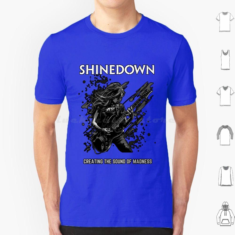 Creating The Sounds Of Madness T Shirt Cotton Men Women DIY Print Shine Down Rockband Rockmusic Fan Band