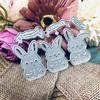 Easter 3pcs Bunny Metal Cutting Dies Stencil for DIY Scrapbooking Photo Album Embossing Paper Cards Crafts Diecuts