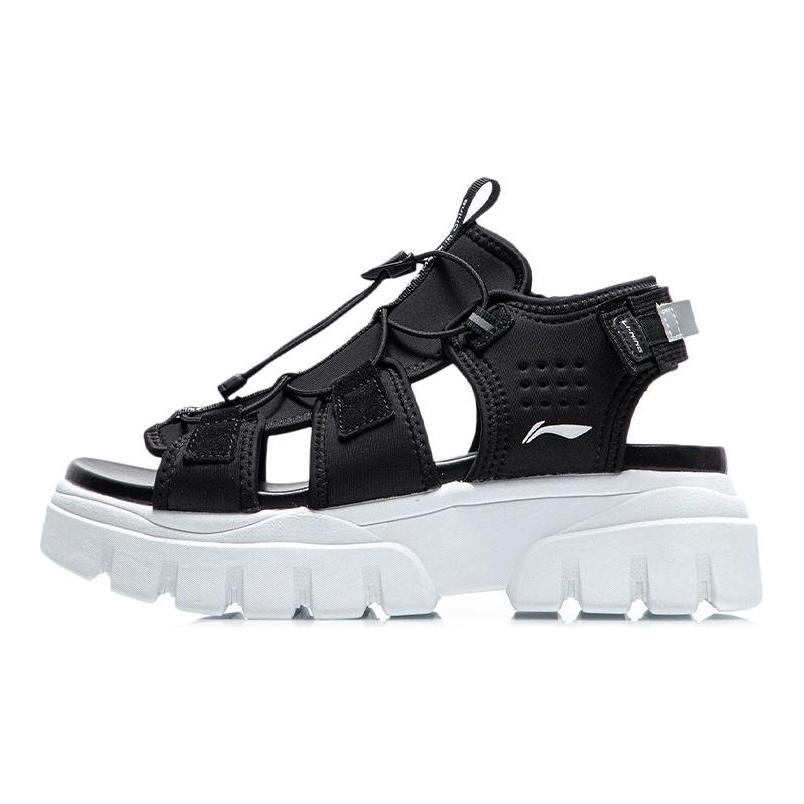 Женские пляжные сандалии Li Ning Черные AGUR016-1