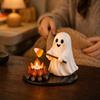 Хэллоуинский держатель для свечи-таблетки у костра Сезонная свеча