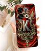 For ITEL P65 Feather Crown Initial Letter Phone Case For Itel P671L ItelP65 Shockproof Soft Silicone Covers Bumpers