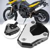 Motorcycle CNC Kickstand Side Stand Enlarger Extension Pad for Kawasaki Versys KLE 650 15 18