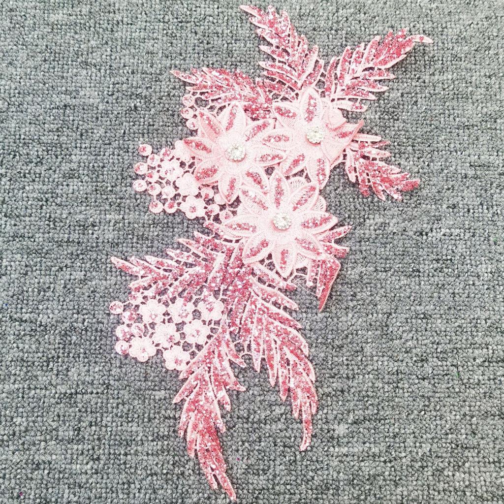 Color Polyester Light Water Soluble Lace Phoenix Gold Powder Sequins Decal Diy Clothing Accessories