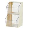 Stackable Tea Bag Organizer Storage Box Large Capacity Non-Slip Multi-Functional Kitchen Organizer Coffee Pods Holder