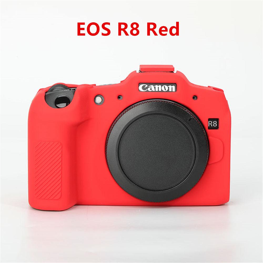 Мягкий силиконовый защитный чехол для корпуса камеры для Canon EOS R5 R5II R6 R6II R7 R8 RP R10 Ударопрочная резиновая накладка