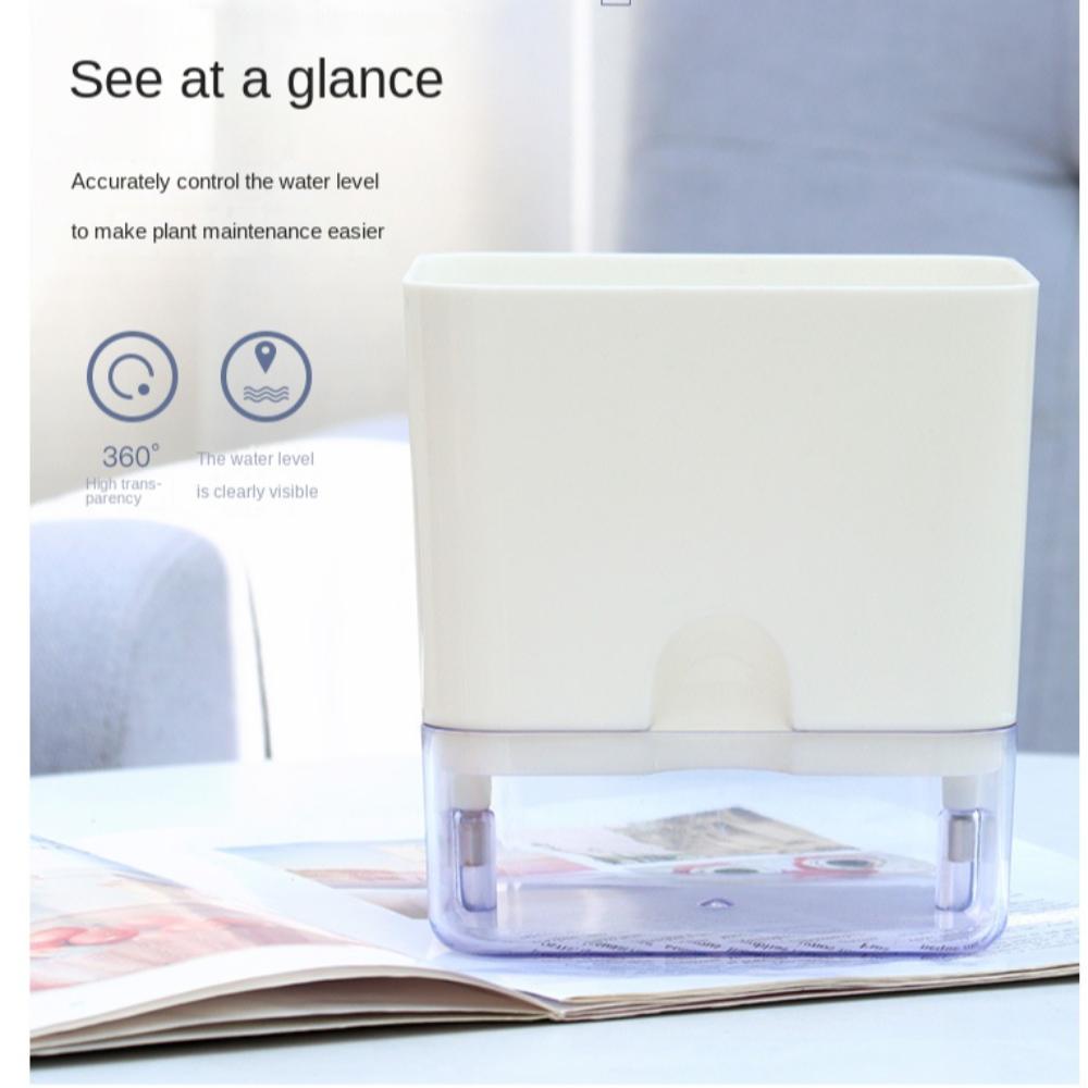 Самополивающийся гидропонный горшок, включая подкладку для цветочного горшка, новый грунтовый цветочный горшок