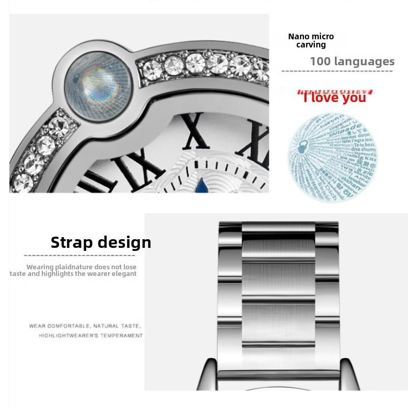 Роскошные часы для женщин 2025 Женские часы Женские модные часы Часы Женские из нержавеющей стали Женские наручные часы Montre Femme