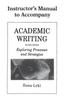 Книга Academic Writing Instructor's Manual : Exploring Processes and Strategies