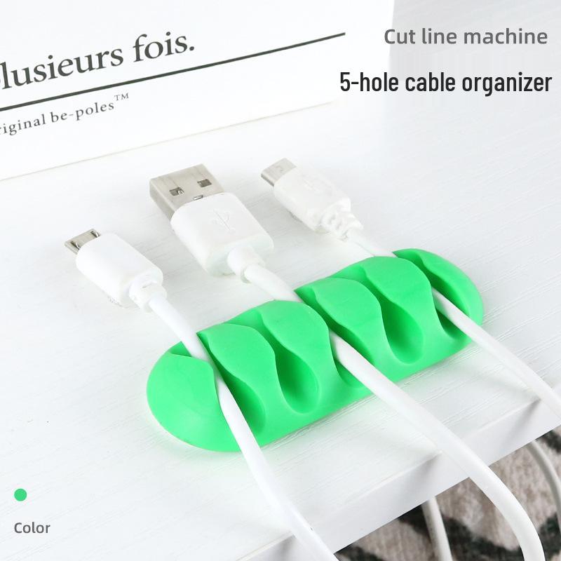 Desktop Cable Organizer and Earphone Storage Clip