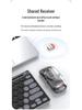 Перезаряжаемая универсальная беспроводная Bluetooth-клавиатура с ножничным переключателем для ноутбука, настольного компьютера, планшета и телефона