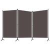 VidaXL Room Divider 3 Panels, 260x180 Cm, Polyester Fabric & Iron Structure, Anthracite, Foldable Privacy Screen, 320733