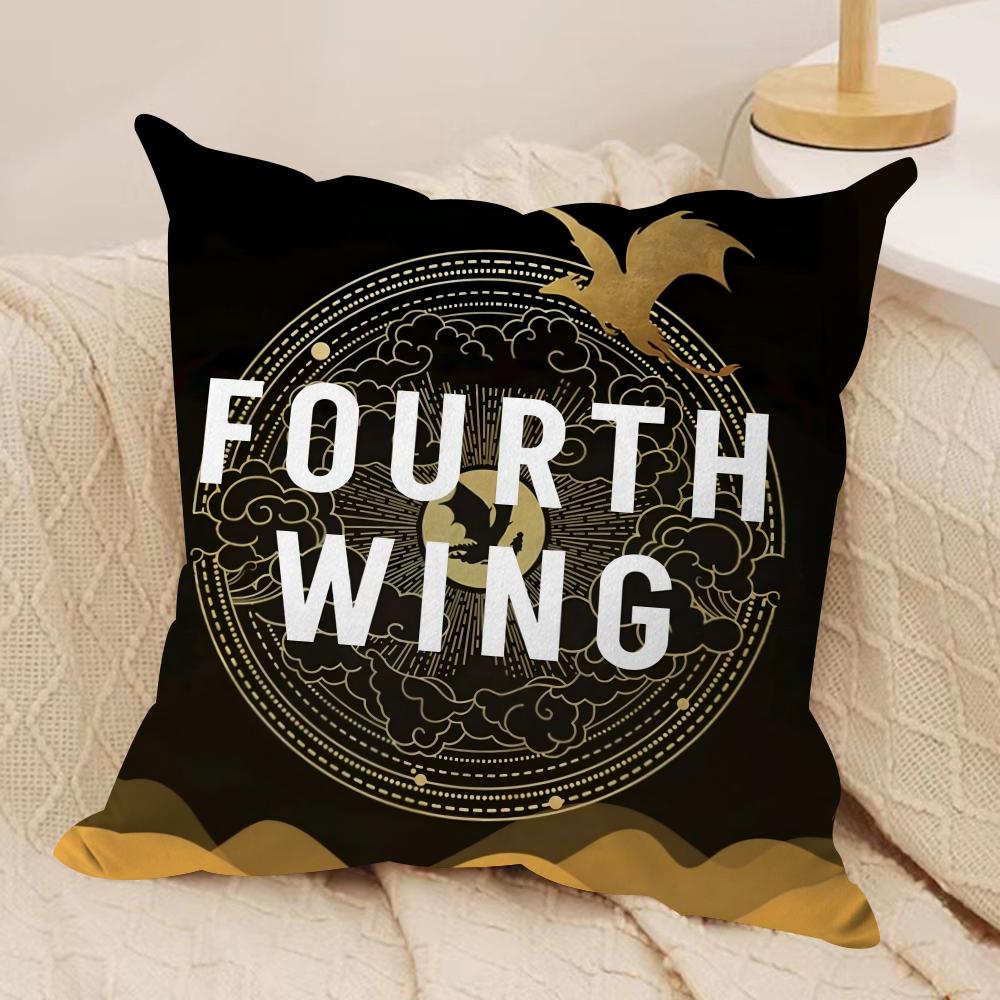 FFourth WWing Чехол для подушки-подушки Мягкая плюшевая наволочка Двусторонний декоративный чехол для подушки Диван Спальня Домашний декор