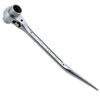 TOP Ratchet Wrench for Tobi Made In (Building Construction) - Curved, Forged, Plated, 17x21mm, RM-17x21N-BT, Japan, Tsubame-Sanjo