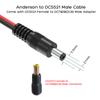 1.5m/5Ft 14AWG DC5521/DC7909 Connector for Anderson Cable for Jackery/BLUETTI/Anker/GRECELL/Goal Zero Yeti Solar Generators Etc.