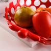 Креативная фруктовница с вырезами Подставка для орехов и закусок Фруктовница-дуршлаг Домашняя Кухонная Десертная Посуда Минимализм Круглые Тарелки