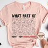 Funny Math Tshirt What Part of Math Do You Not Understand Witty Science Tee Short Sleeve Unisex Y2K Casual Shirt Streetwear