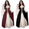 Plus Size Medieval Renaissance Cosplay Long Dress Halloween Costume