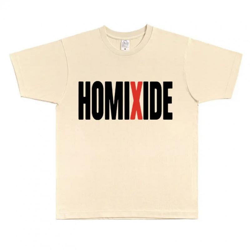 Fashion Women's T-Shirt Rapper Homixide Gang Graphic T-shirt Playboi Car