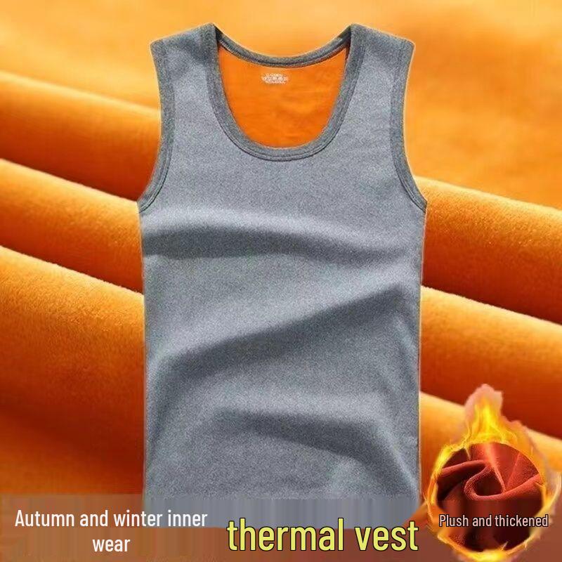 Мужской терможилет приталенного кроя: Тепло осени/зимы с бархатной подкладкой