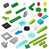Аксессуары Wedo 2.0, совместимые с LEGO: Свободные детали и декоративные цветы