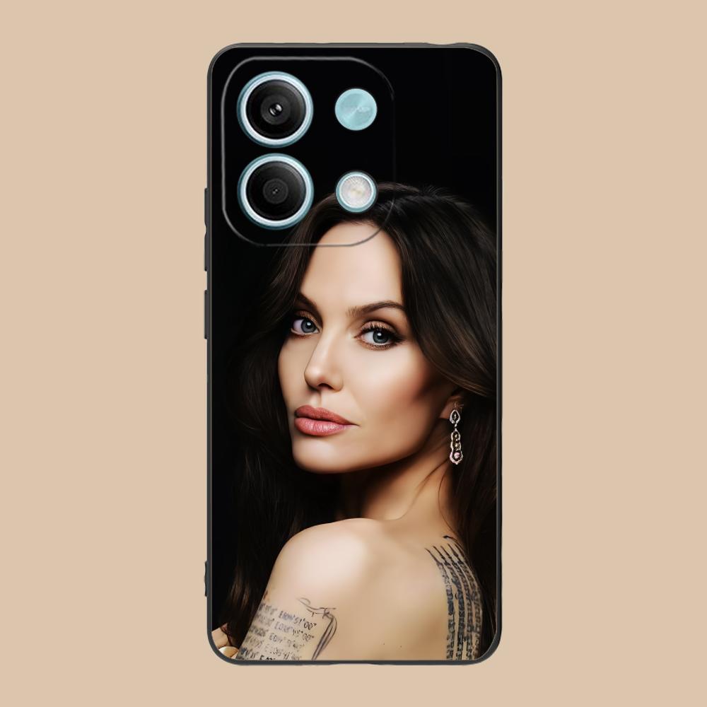 Angel Jolie Matte TPU Mobile Phone Case for POCO M7 M6 M5 M4 M3 X7 X6 X5 X4 X3 Pro GT 5G Colorful Printing Cover