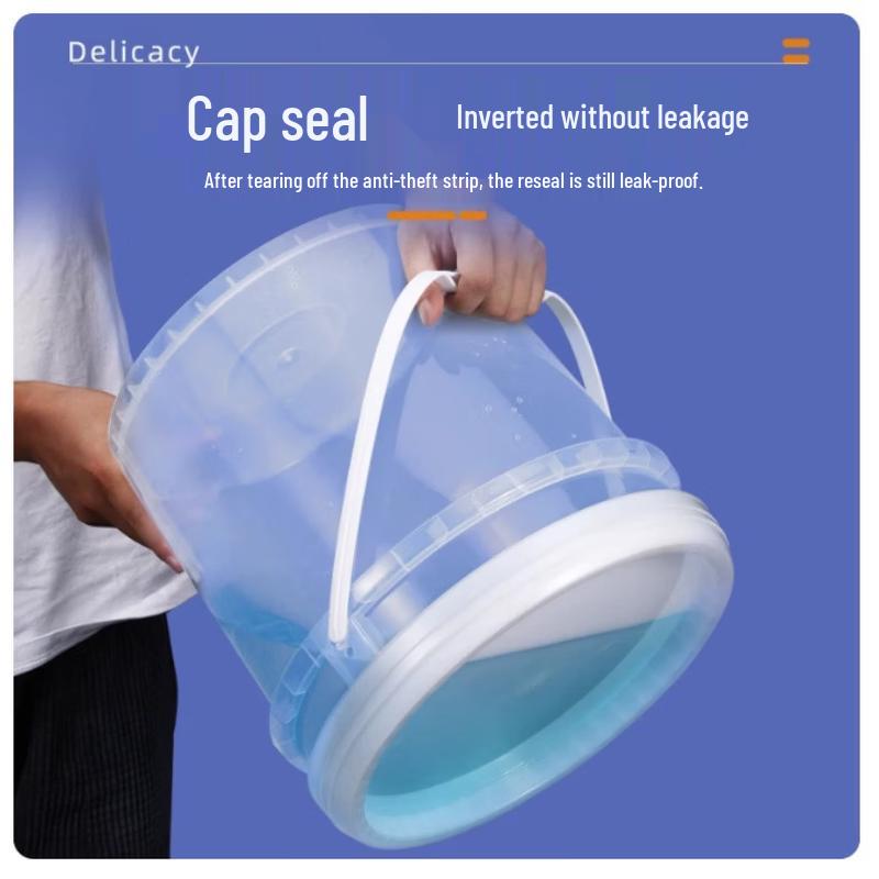 Yanchuji Food-Grade Transparent Plastic Bucket
