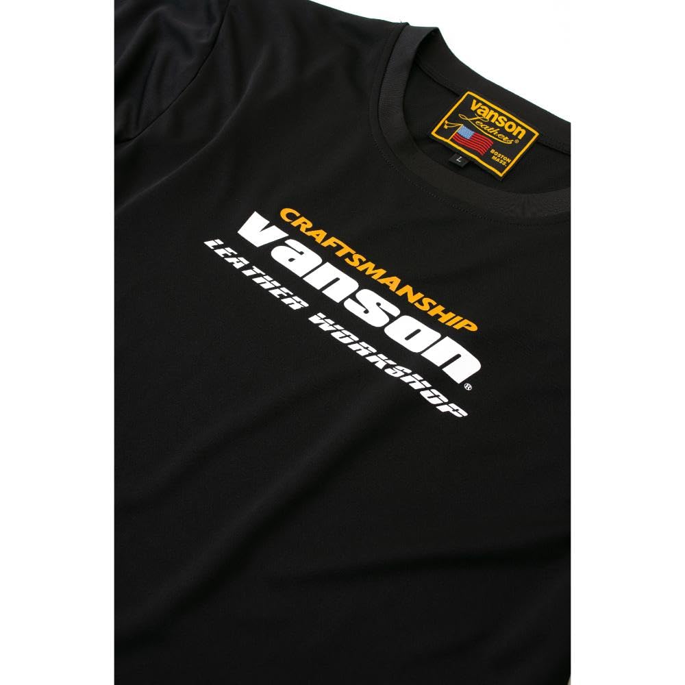 Vanson Streetwear Сетчатая футболка, Черный