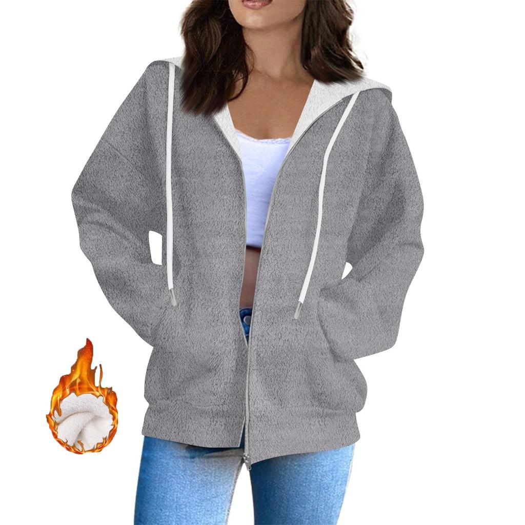 Women's Sweatshirt Sports Flannel Sweatshirt Long Sleeve Top Casual Hoodies Sweatshirt