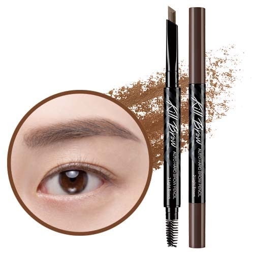 Карандаш для бровей Clio Kill Brow Auto Hard Brow Pencil (02 Светло-коричневый)
