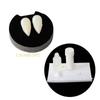 Halloween Vampire Teeth Fangs Dentures Prop Halloween party Costume DIY Cosplay Props Decoration False Teeth With Dental Gum