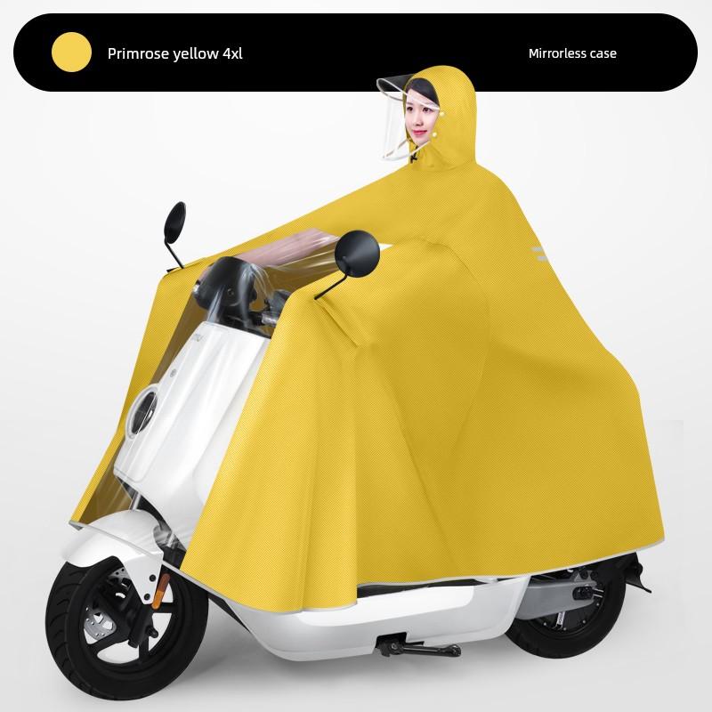 Electric Bike Raincoat Female Adult Outwear Long Full Body Rainproof Thickened Extra Large Battery Car Special Cycling Poncho