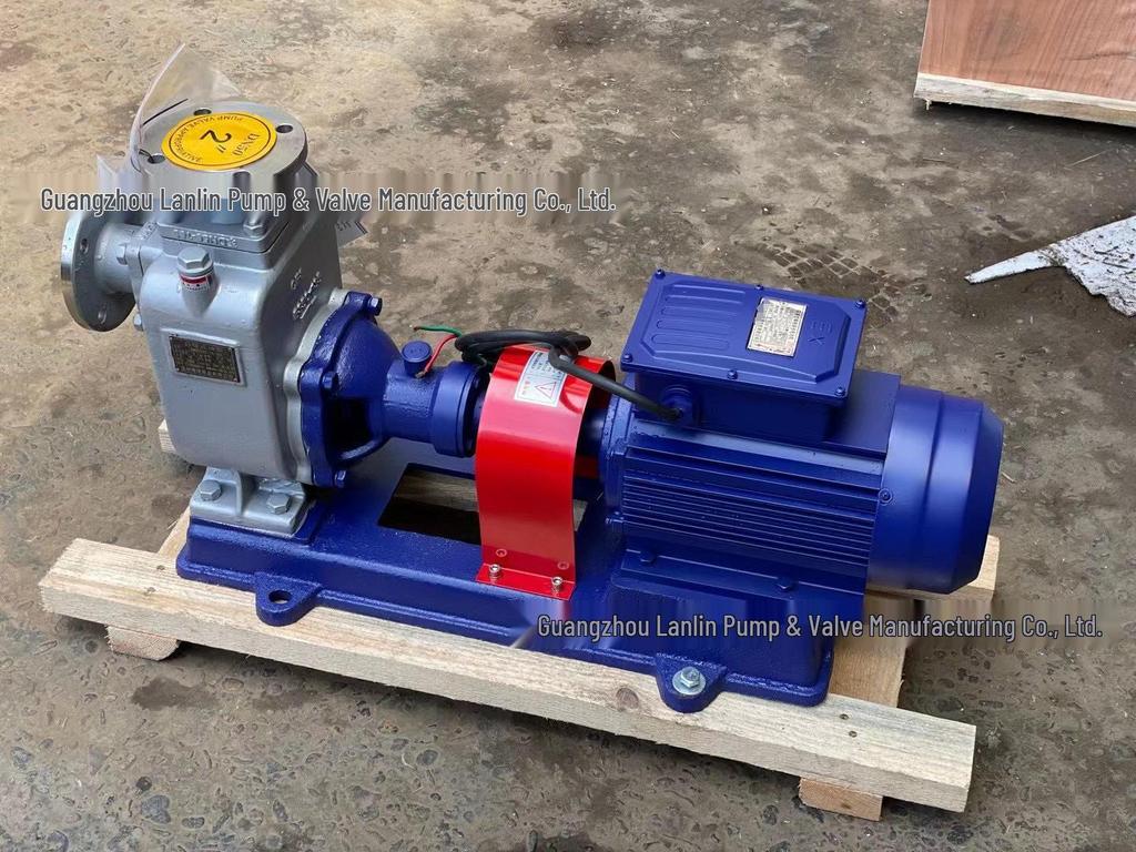Single-phase explosion-proof vertical pipeline pump, 220V, stainless steel 304, for gasoline and diesel transfer.