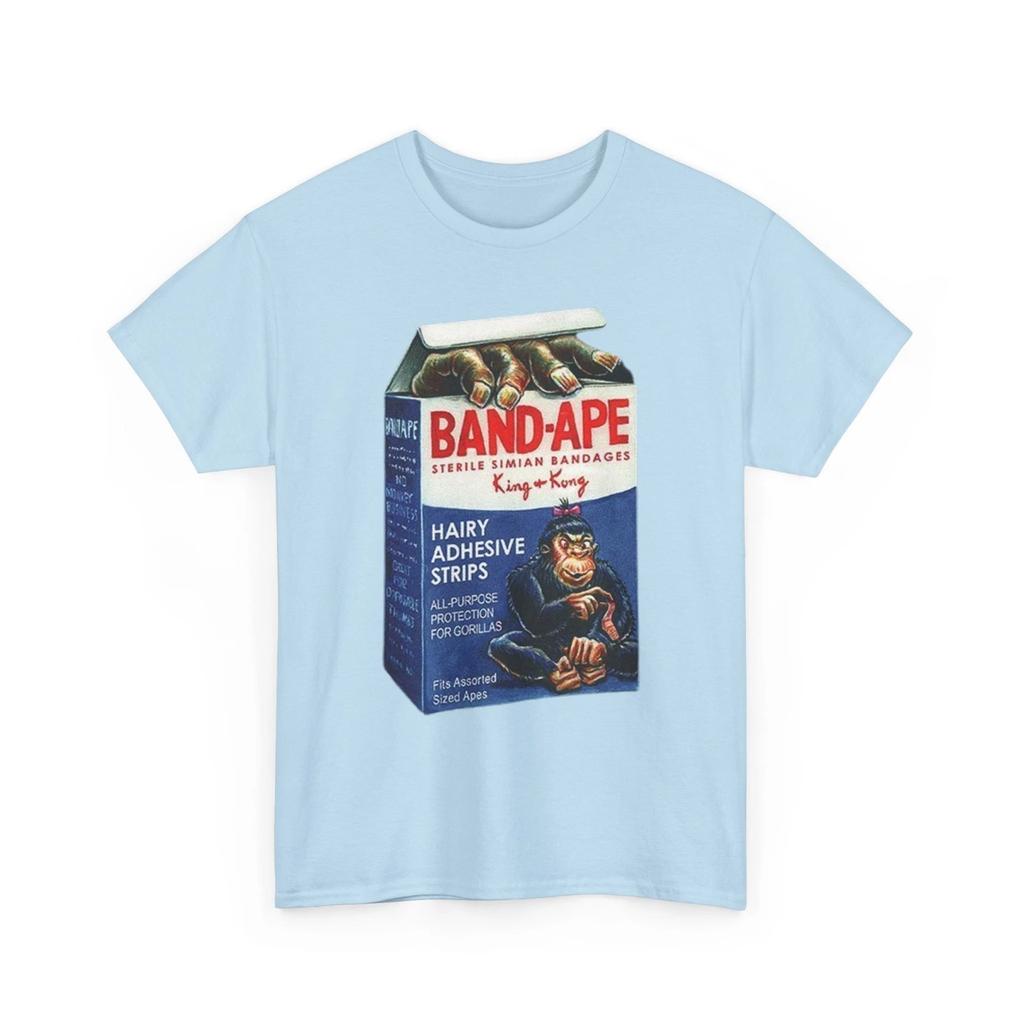 Wacky Packages Футболка с принтом Band-Ape Забавная пародия на пластырь