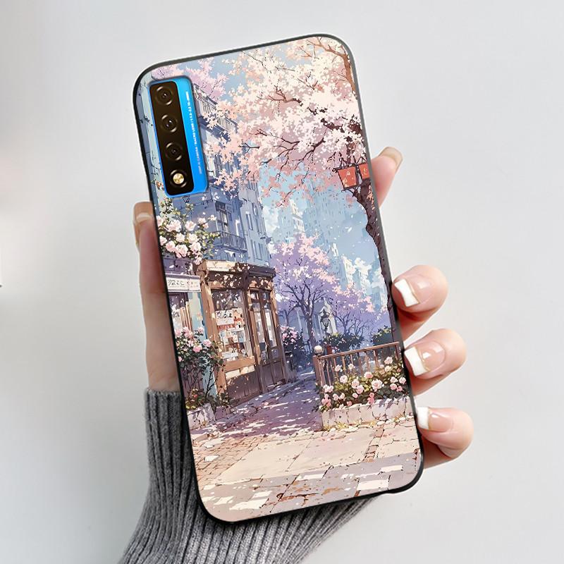 Чехол для TCL 20 20S 20 Pro 5G 20L Plus 20L+ Чехол Роскошный Дракон Милый Крутой Мальчики Девочки Черный Мягкий Силиконовый Чехол для Телефона Задняя Крышка