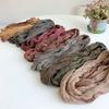 Retro Soft Comfortable Cotton Scarf Chic Pleated Women's Autumn Winter Scarves
