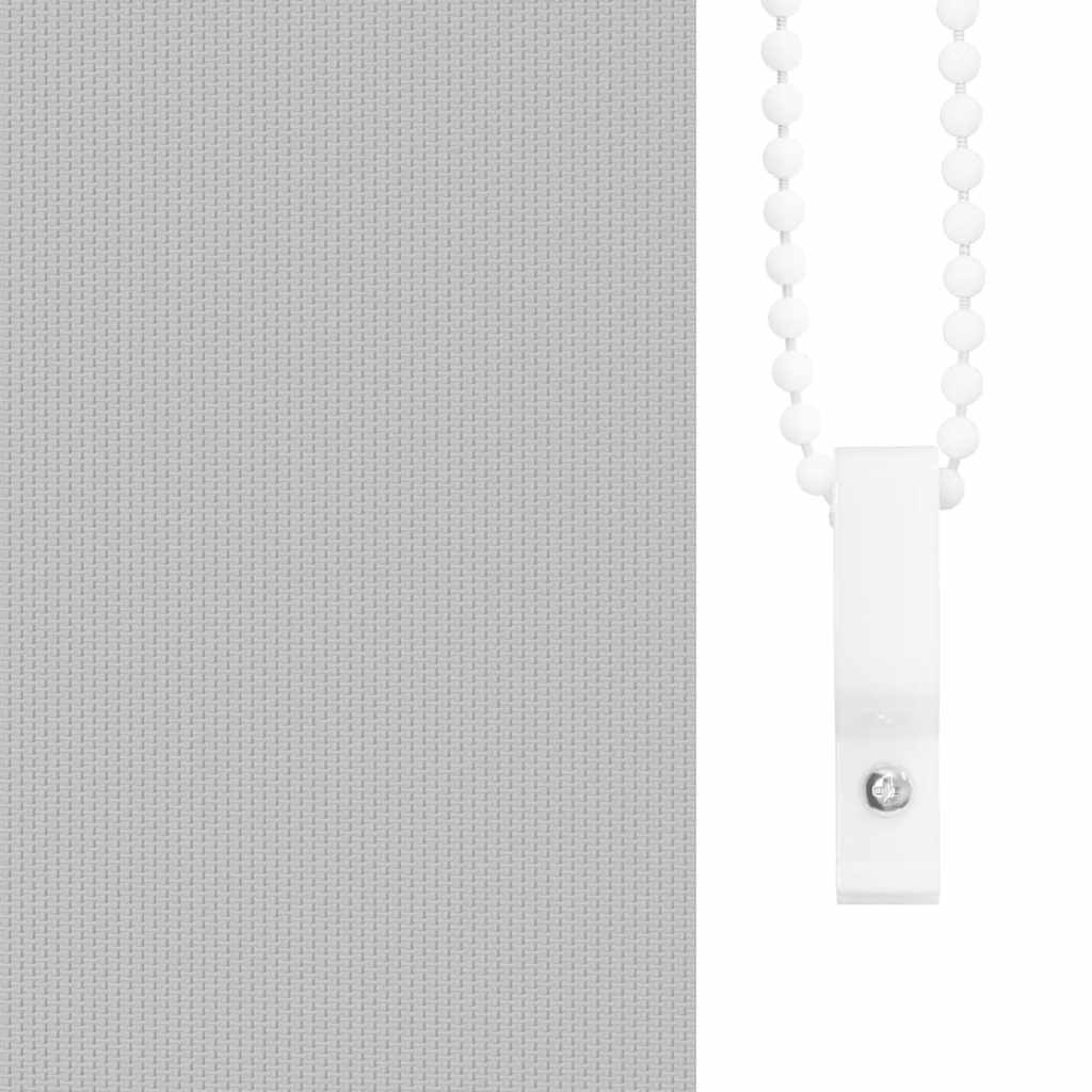 vidaXL Verdunkelungsrollo Hellgrau 75x230 cm Stoffbreite 70,7 cm