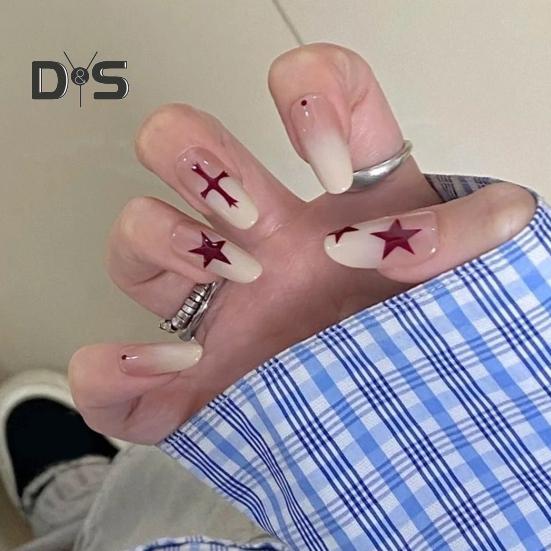 10 шт. 3D-цветок накладные ногти длинный набор для наращивания ногтей Wear Armor многоразовые легко снимаемые экономящие время накладные ногти для домашнего салона