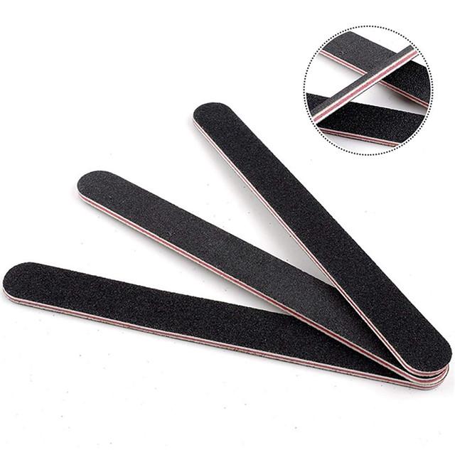 10pcs Sanding File Manicure Pedicure Tool Double Sided 100/180 Grit Nail File