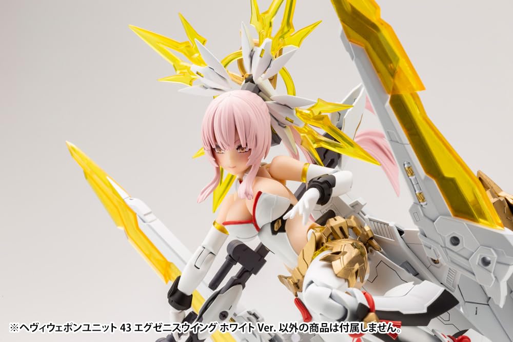 Kotobukiya Моделирование Поддержка Товары Тяжелое Оружие Блок 43 Exenis Wing Белый Общая длина 120мм Пластиковая Модель M.S.G Вер.. приблизительно. Немасштабируемый