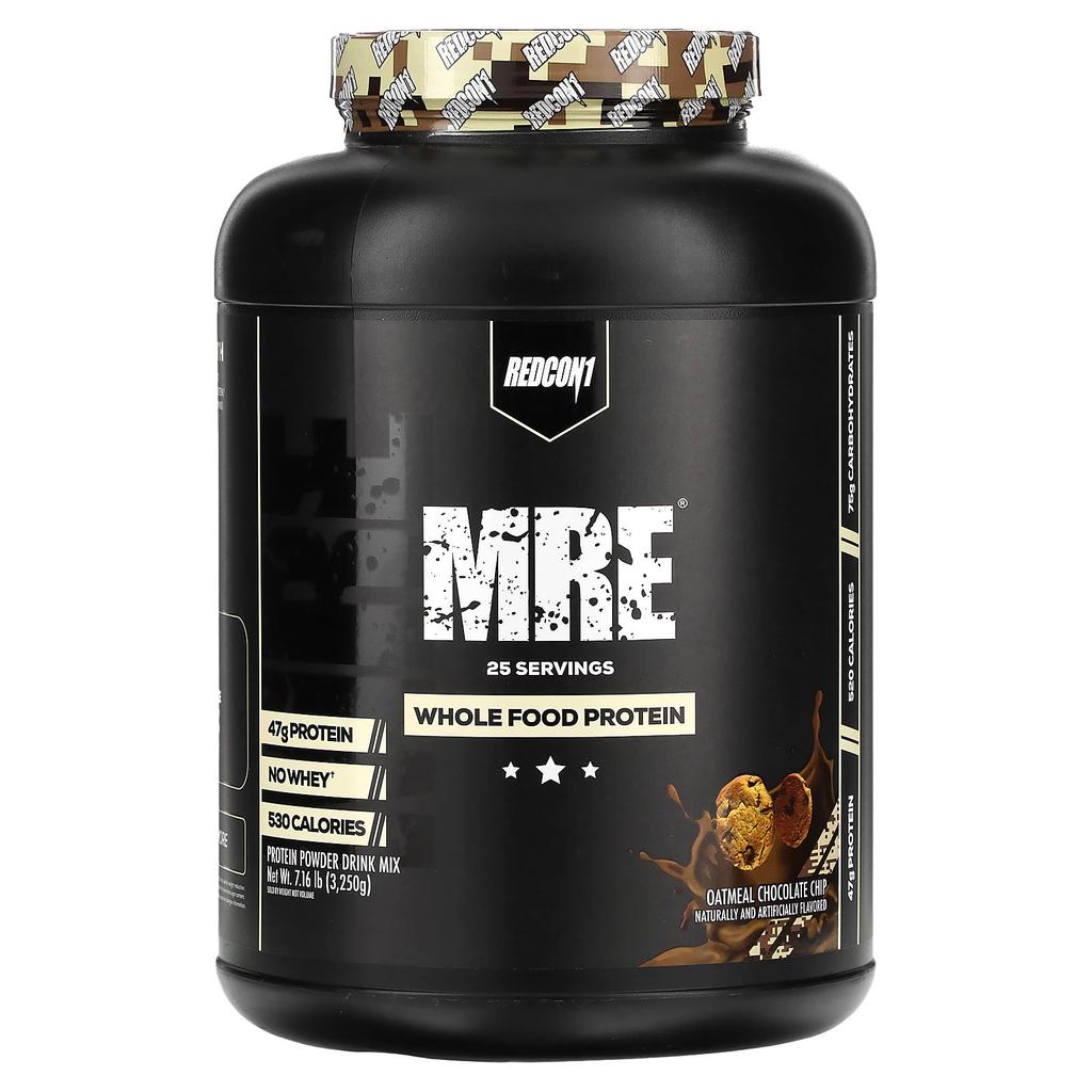Redcon1 Mre, Food Protein, Oatmeal Chocolate Chip, 3,250G (7.16Lb)