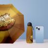 Эвертон Футбольный Узор Печатный Мини 5 Сложений 8 Спиц Компактный Зонт Ветрозащитный Водонепроницаемый Легкий Портативный Складной