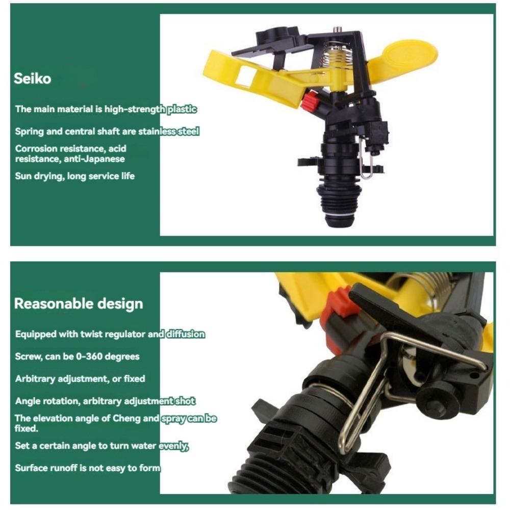 Agriculture Automatic Rotating Sprinkler Controllable Angle Lawn Sprinkler