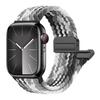 For Apple Watch Bands ultra 3 49 44mm 40mm 45mm 46mm 41mm Black Unity Bracelet iWatch series 10 11 se 8 9 Magnetic Braided Strap