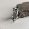 Серебряное кольцо с мистик топазом 3.78ct, вес изделия 4,04 гр (2190455)