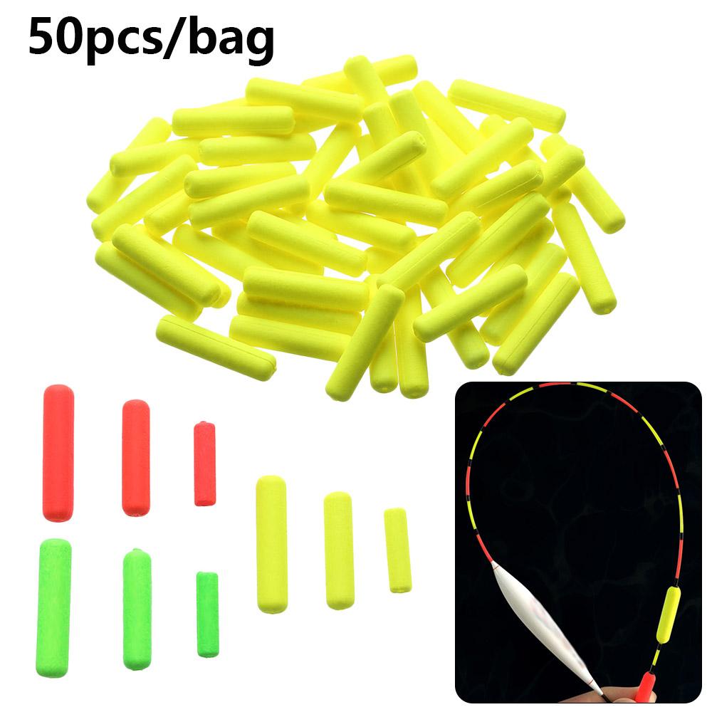 Material EPS Oval Fishing Floats Beads Bottom Indicator Fish Beans Cylinder Foam Floats Ball