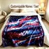 Celebration Party Theme Custom Blanket Personalized Name & Text Customized Soft Warm Throw Blanket Home Decor