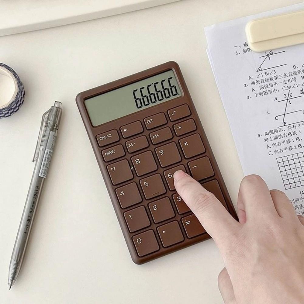 Digital Display Mini Calculator Battery-powered Lightweight Student Calculator Accounting Tools Portable Electronic Calculator