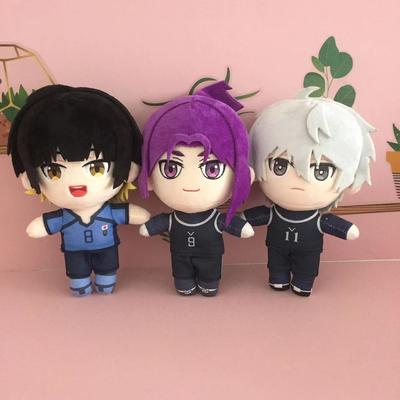 Аниме Blue Lock Isagi Yoichi плюшевая кукла 20 см Seishiro Nagi Reo Mikage милая мягкая подушка подарок на Хэллоуин