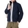 Timberland Stand Collar Casual Windbreaker Fashion Sports Jacket Men Jacket Blue A6AU4-433