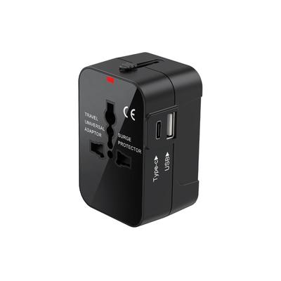 Overseas Conversion Plug C Power Converter для Overseas 2 с быстрым набором из 4 типов переменного тока, совместимым с типом C для зарубежных путешествий на 1 год, обычная